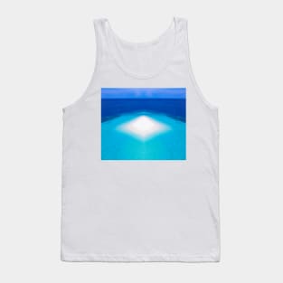 Blue Ocean Waves Tank Top